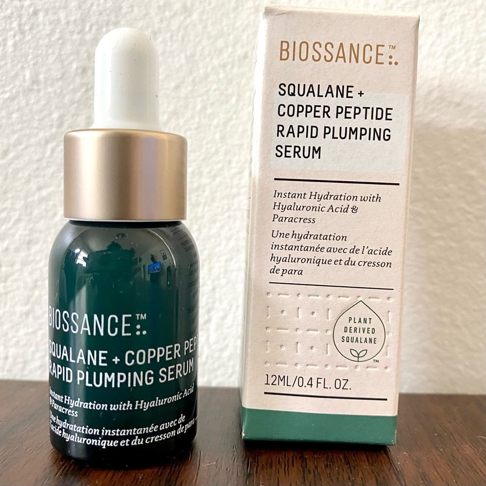 2/$30 Biossance Squalane Copper Peptide Serum
